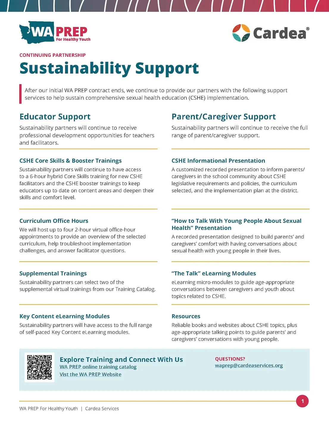 Sustainability Support